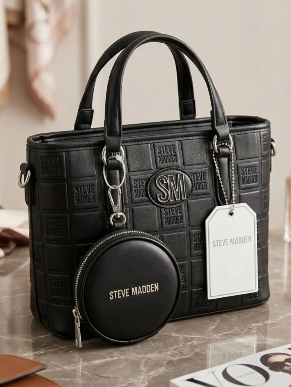 NEW Steve Madden Logo Crossbody Handbag